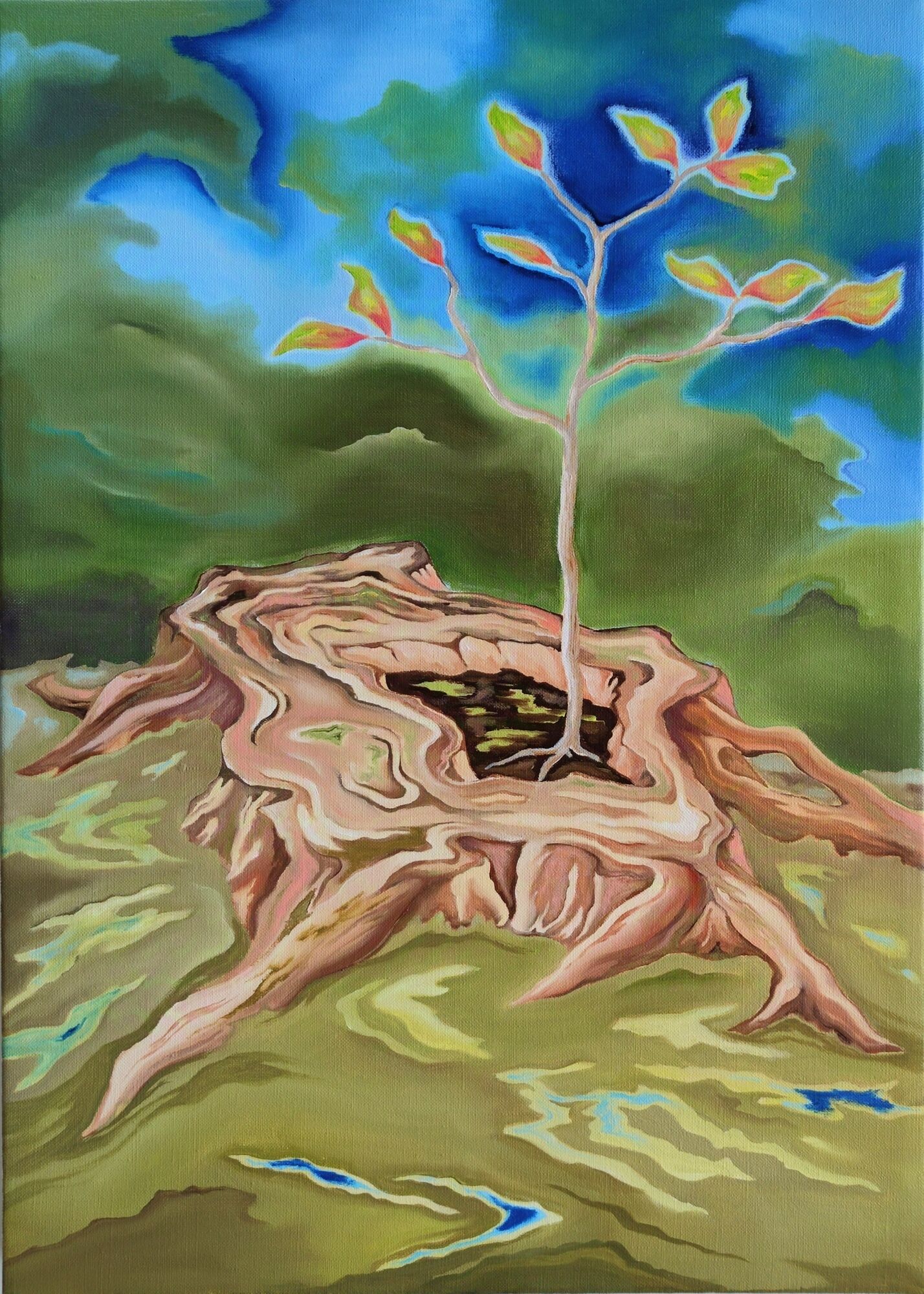 Picture "Becoming and passing away" (2025)