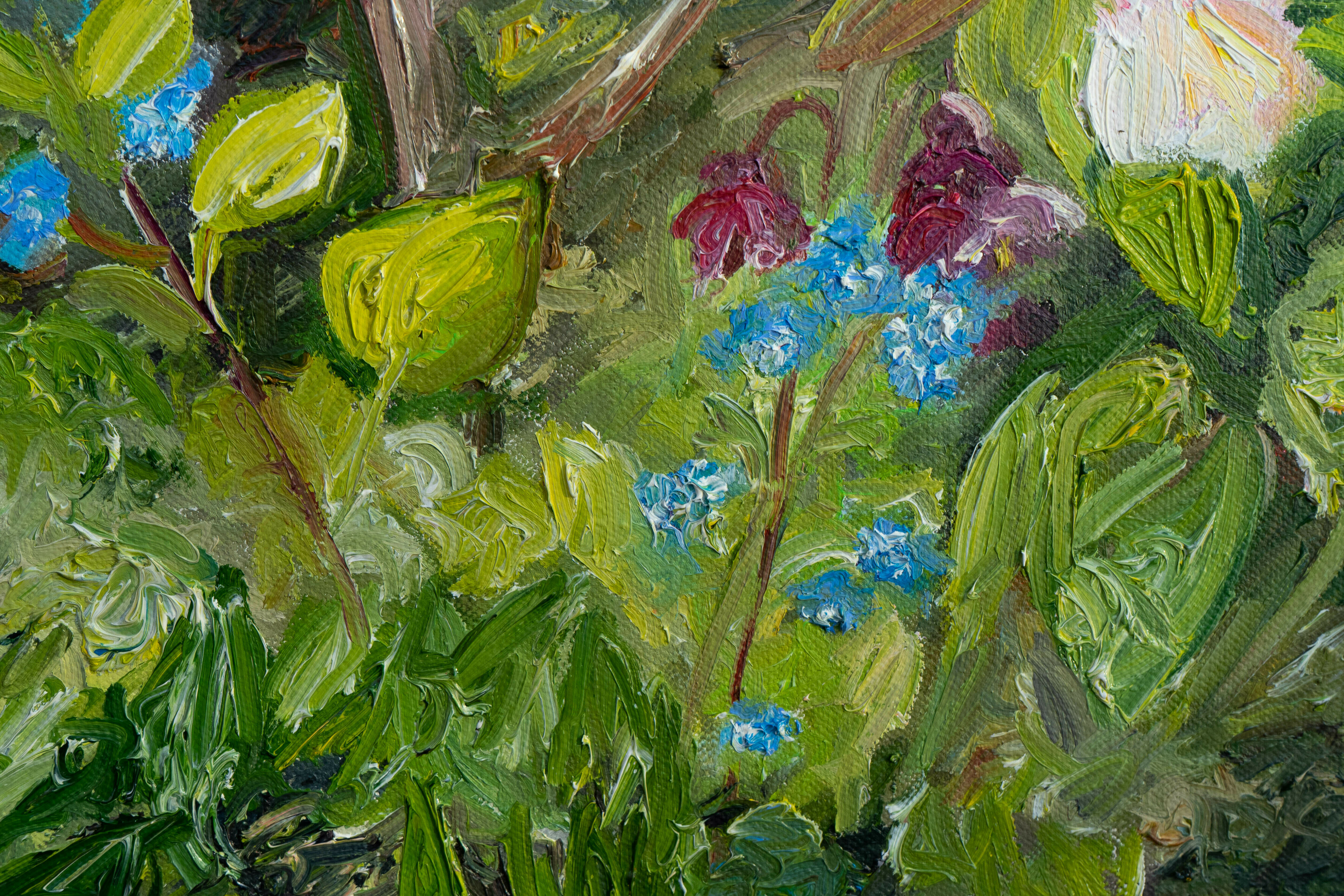 Picture "Rhododendron with perennial forget-me-not" (2012)