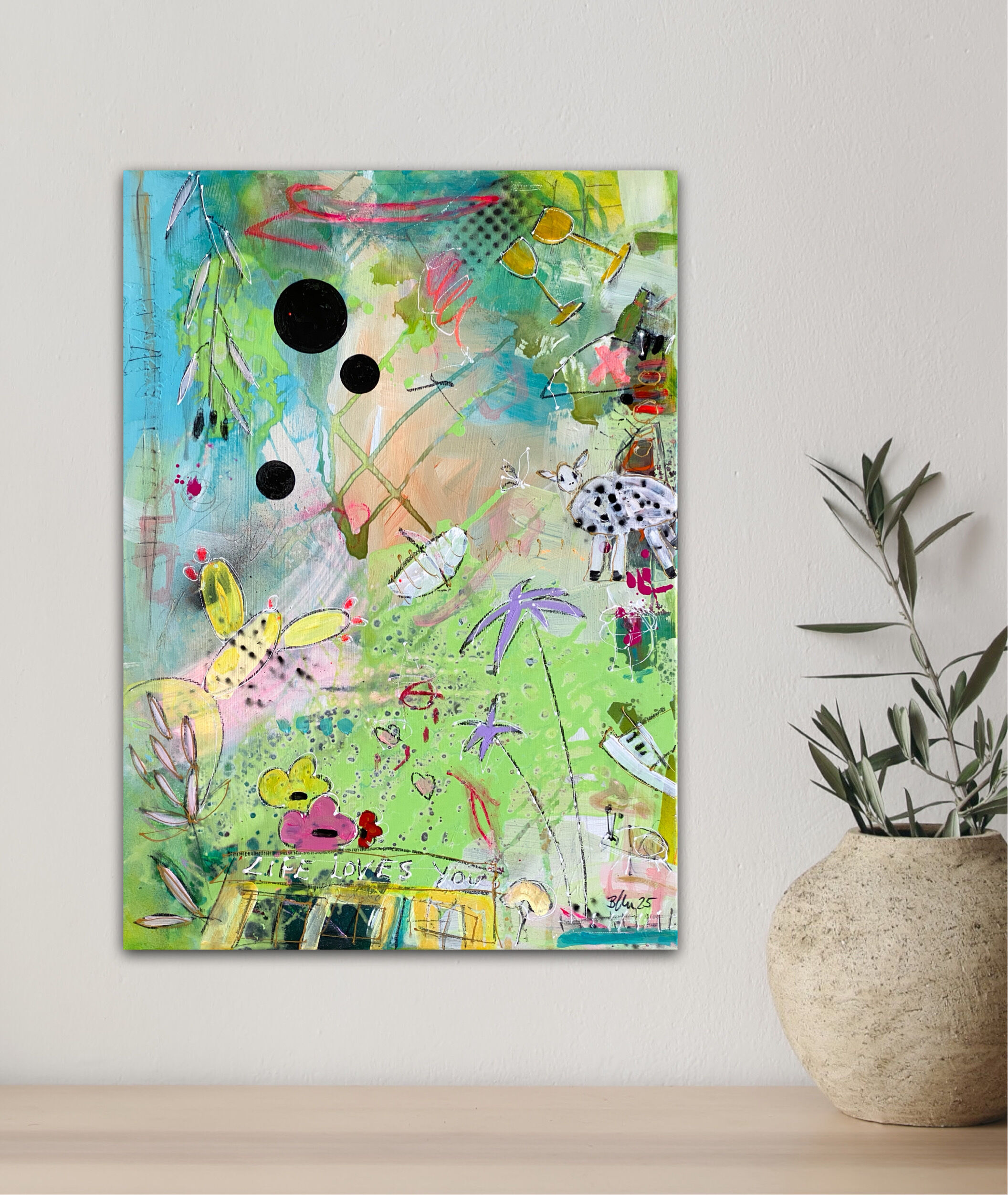 Picture "Life Loves You No.22" (2025)