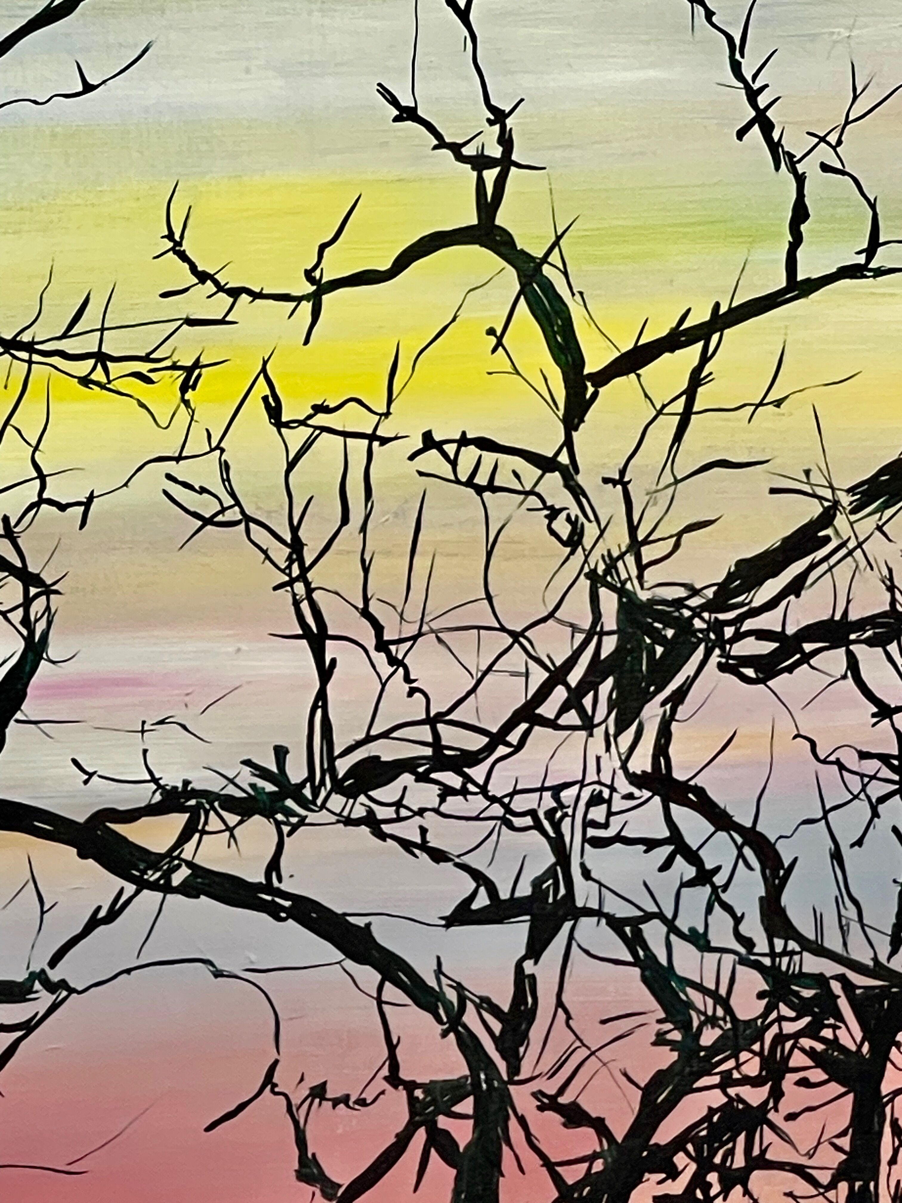 Bild "Wald Sihouette Sieben" (2023)