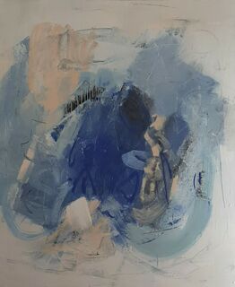 Picture "BLUE COMPOSITION 500" (2022)