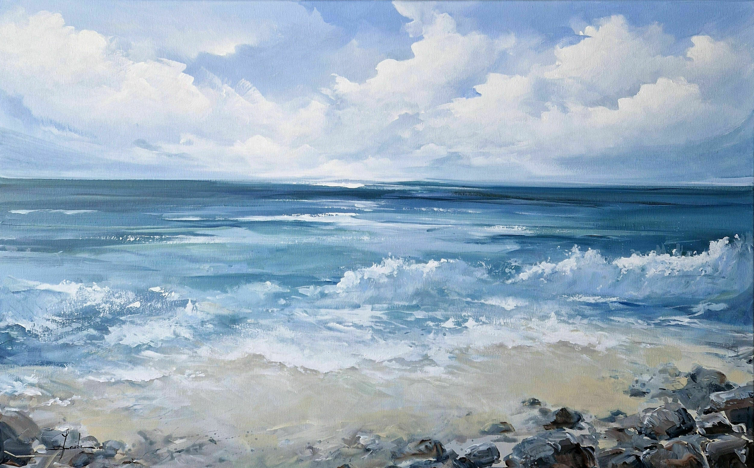 Picture "Dreaming at the Sea II" (2025)