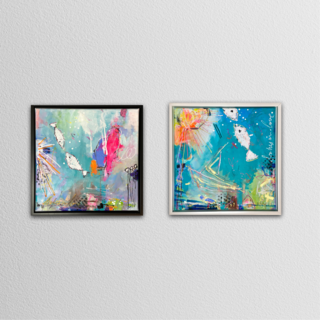 Picture "Fishes In Love No.5 (framed)" (2023)