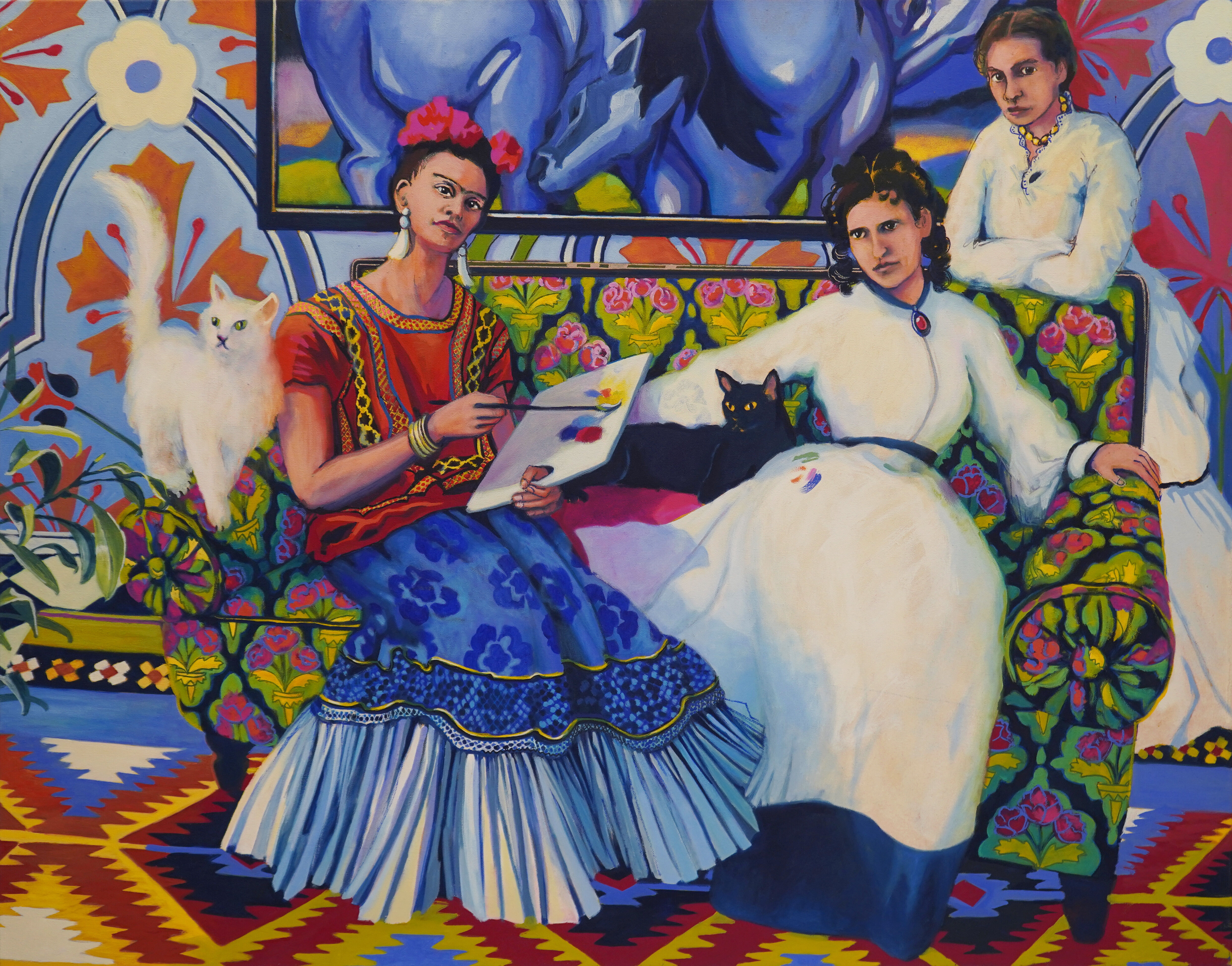 Bild "Frida Kahlo, Berthe Morisot, Paula Modersohn-Becker" (2016)