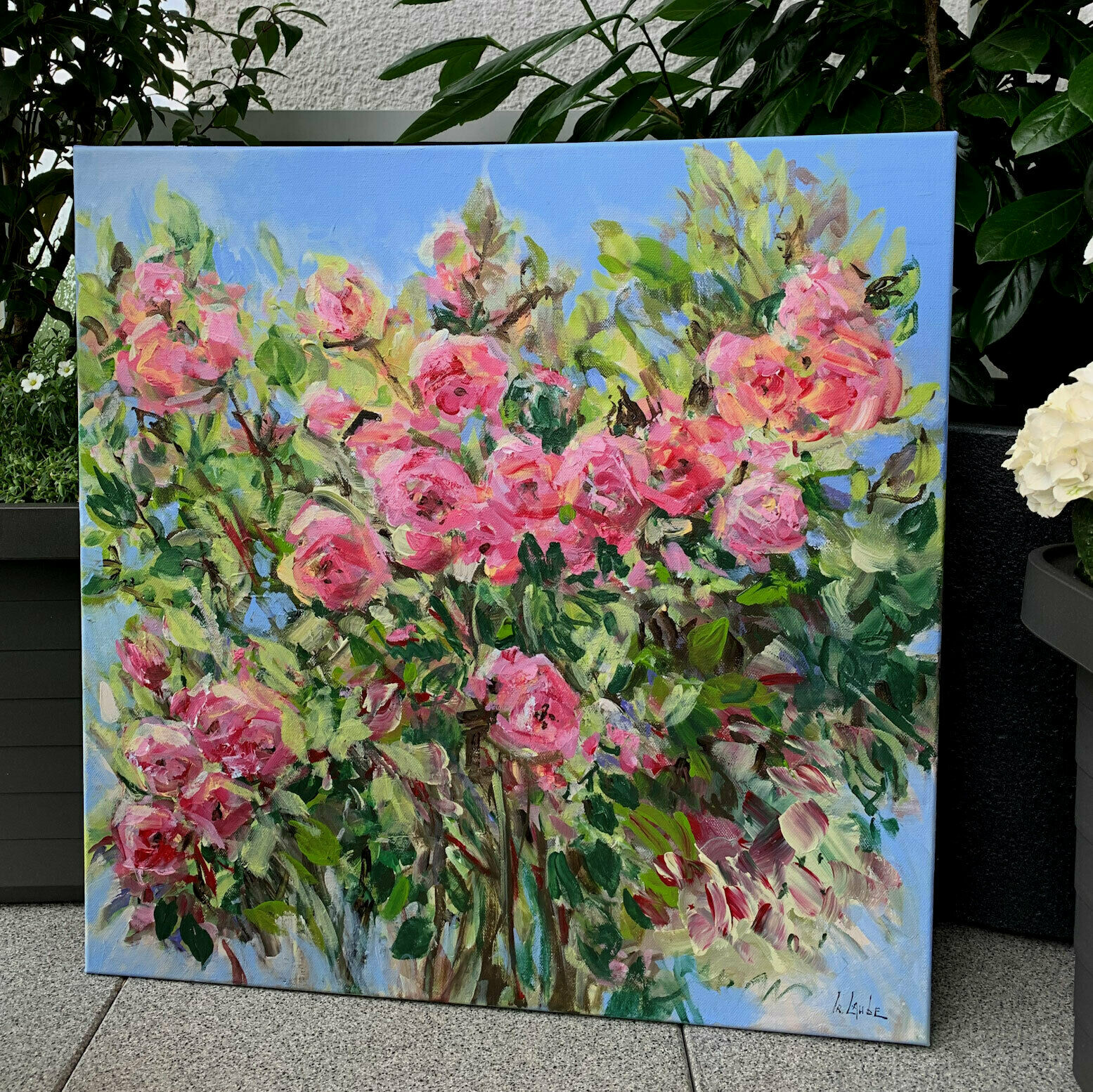 Bild "Pink roses II" (2021)