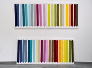 Bild "Barcode #5 (Diptychon)" (2024)
