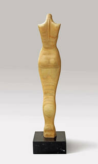 Sculpture "Model (wooden figure)" (2001)