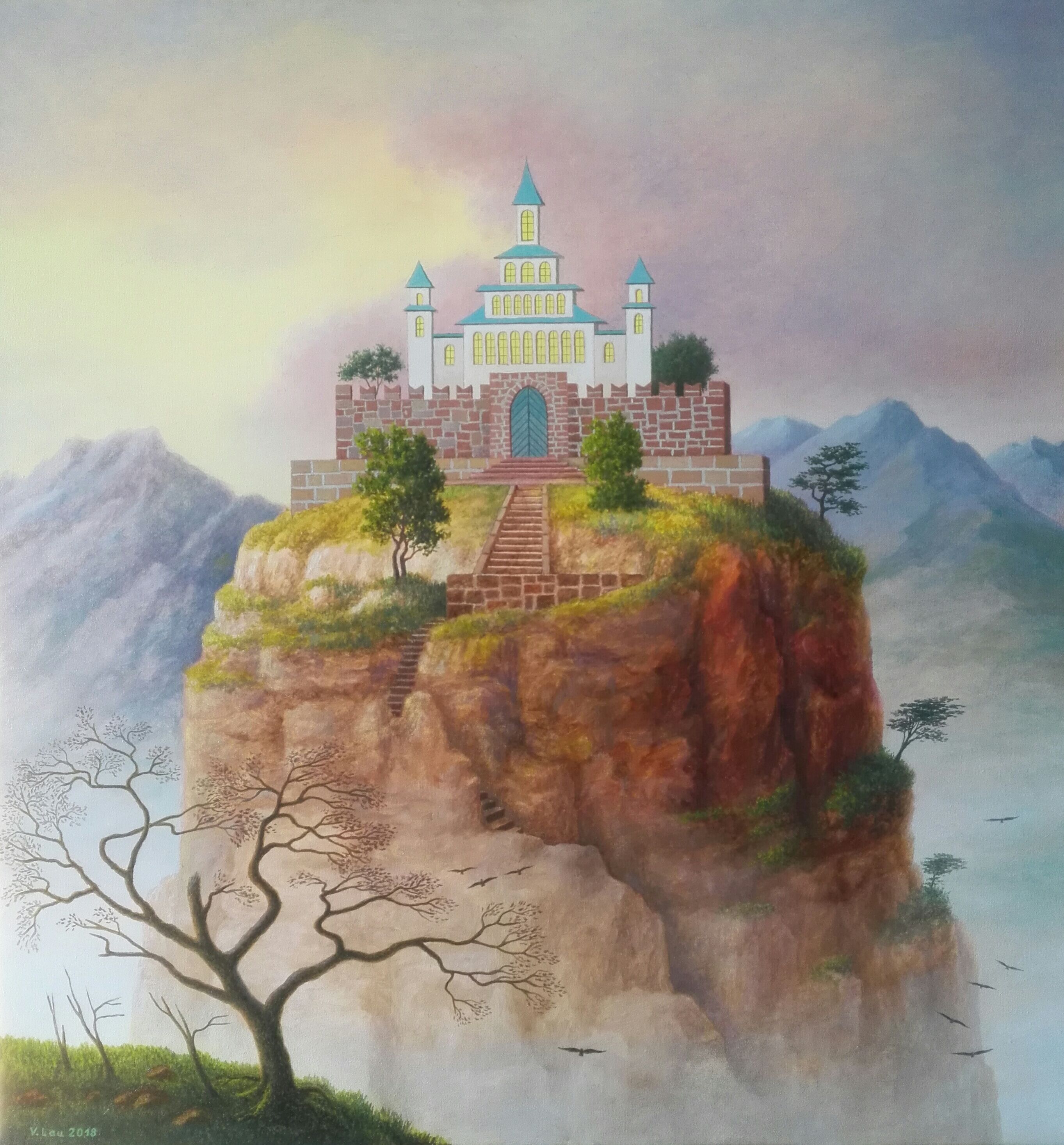 Picture "The temple" (2018)