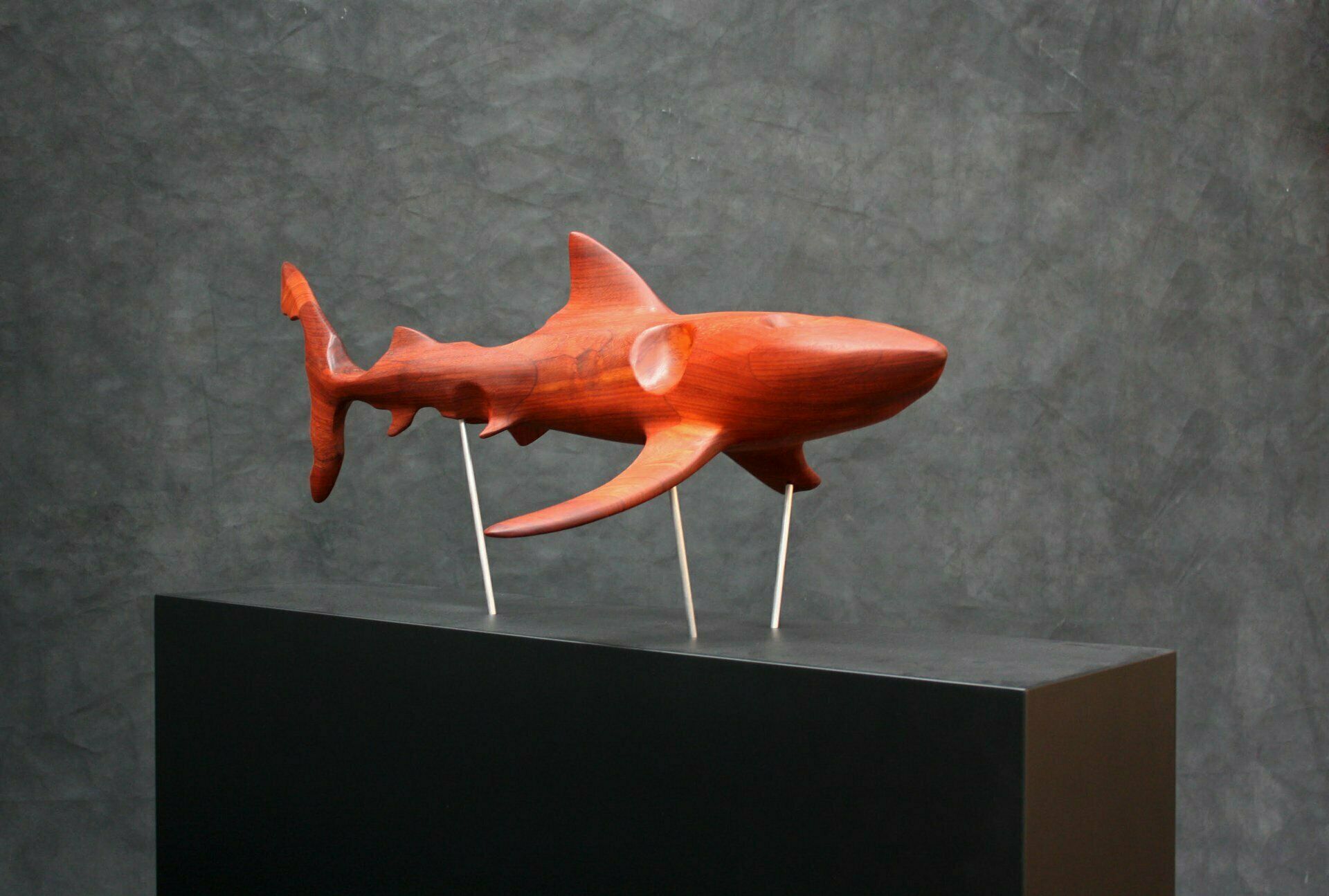 Sculpture "The blue shark" (2017)