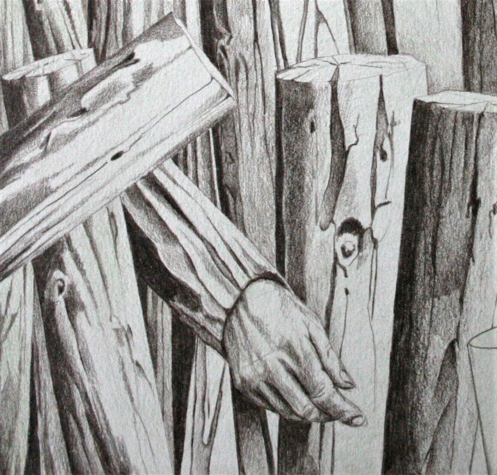 Bild "Mann, Holz" (2013)
