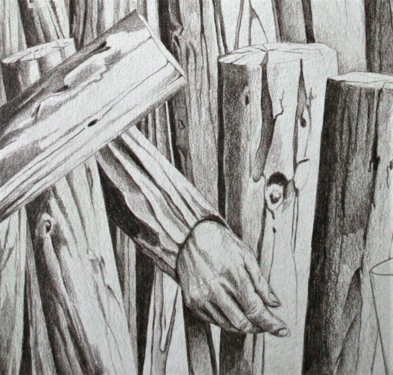 Bild "Mann, Holz" (2013)