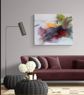 Bild "bunte Welt 1" (2024)