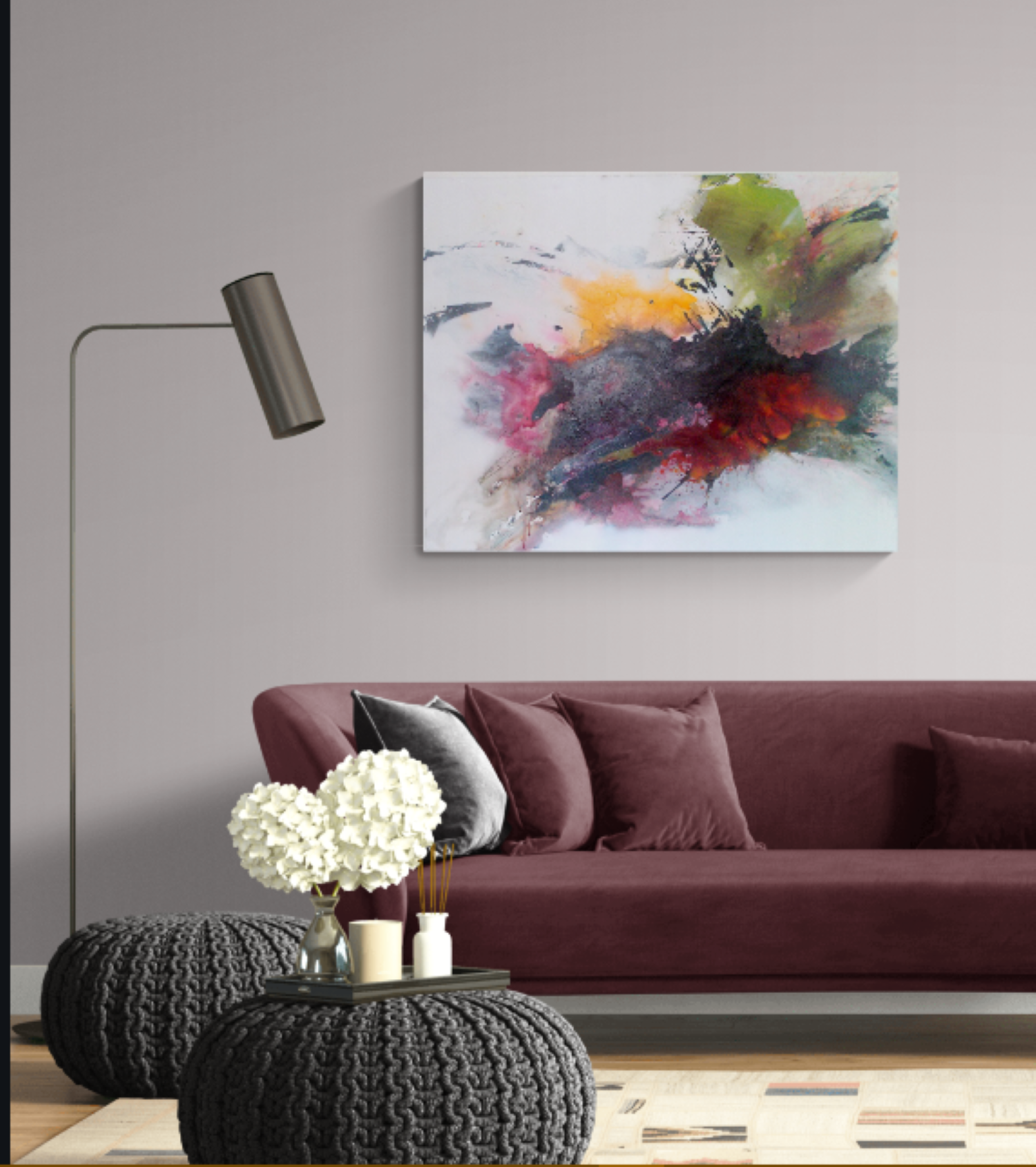 Bild "bunte Welt 1" (2024)