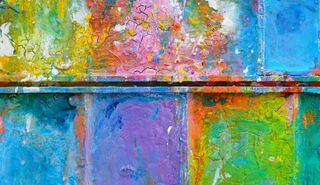 Picture "The last snow - abstract art, modern wall sculpture" (2024)