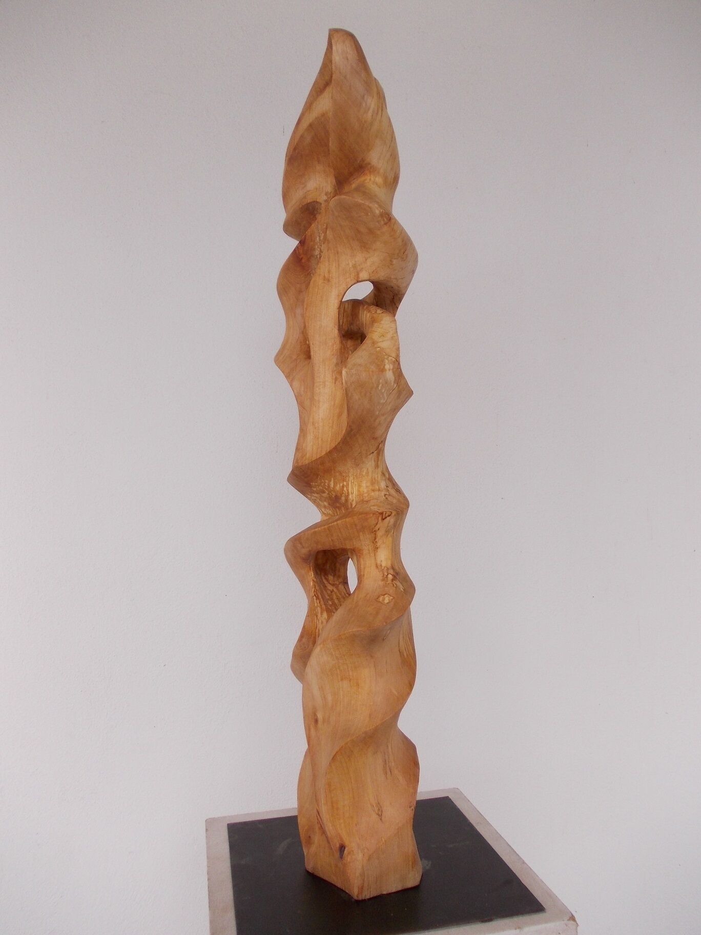 Sculpture "Conversation with the birch tree" (2017)
