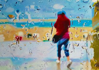 Bild "Rainy Beach II" (2022)