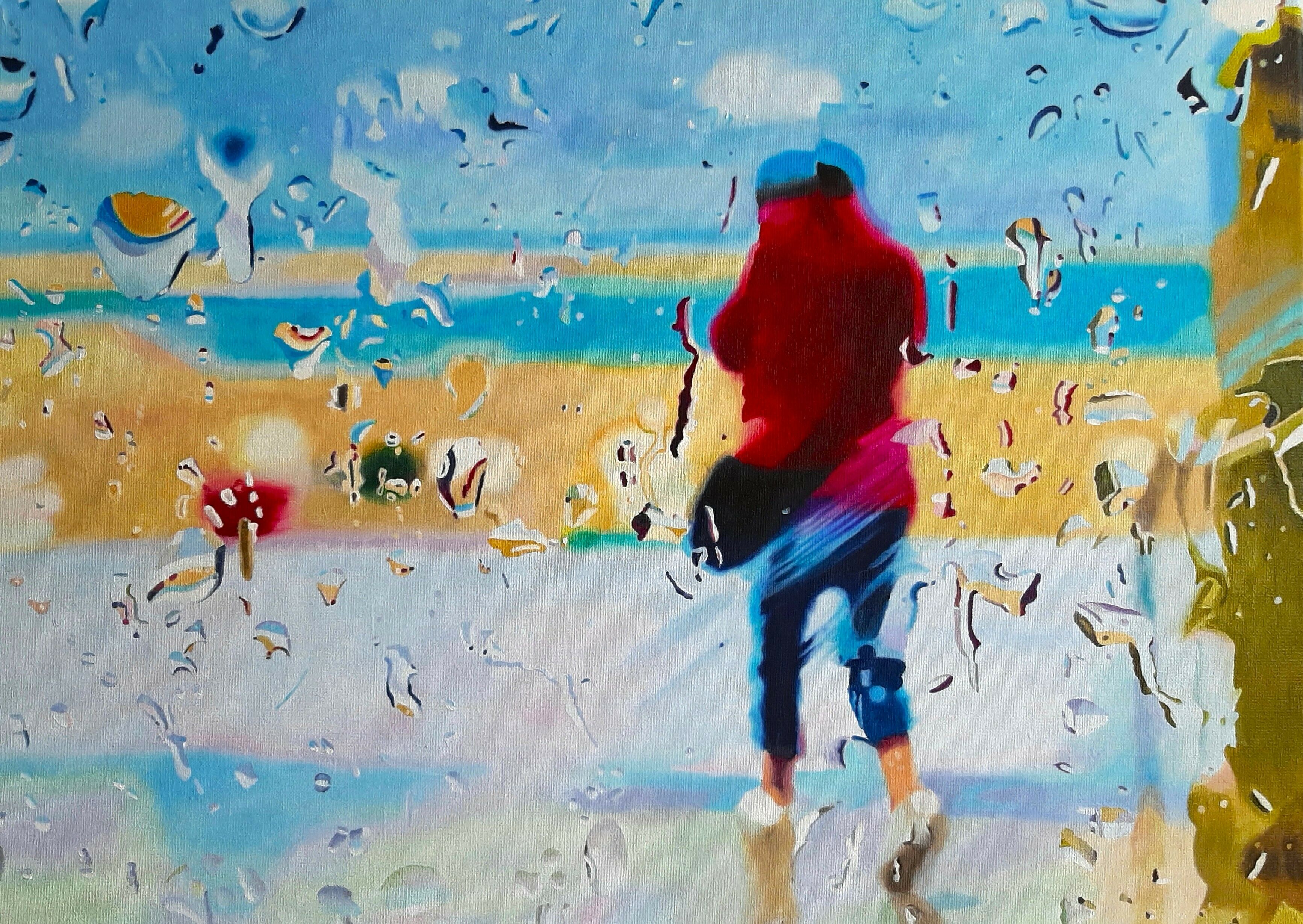 Bild "Rainy Beach II" (2022)