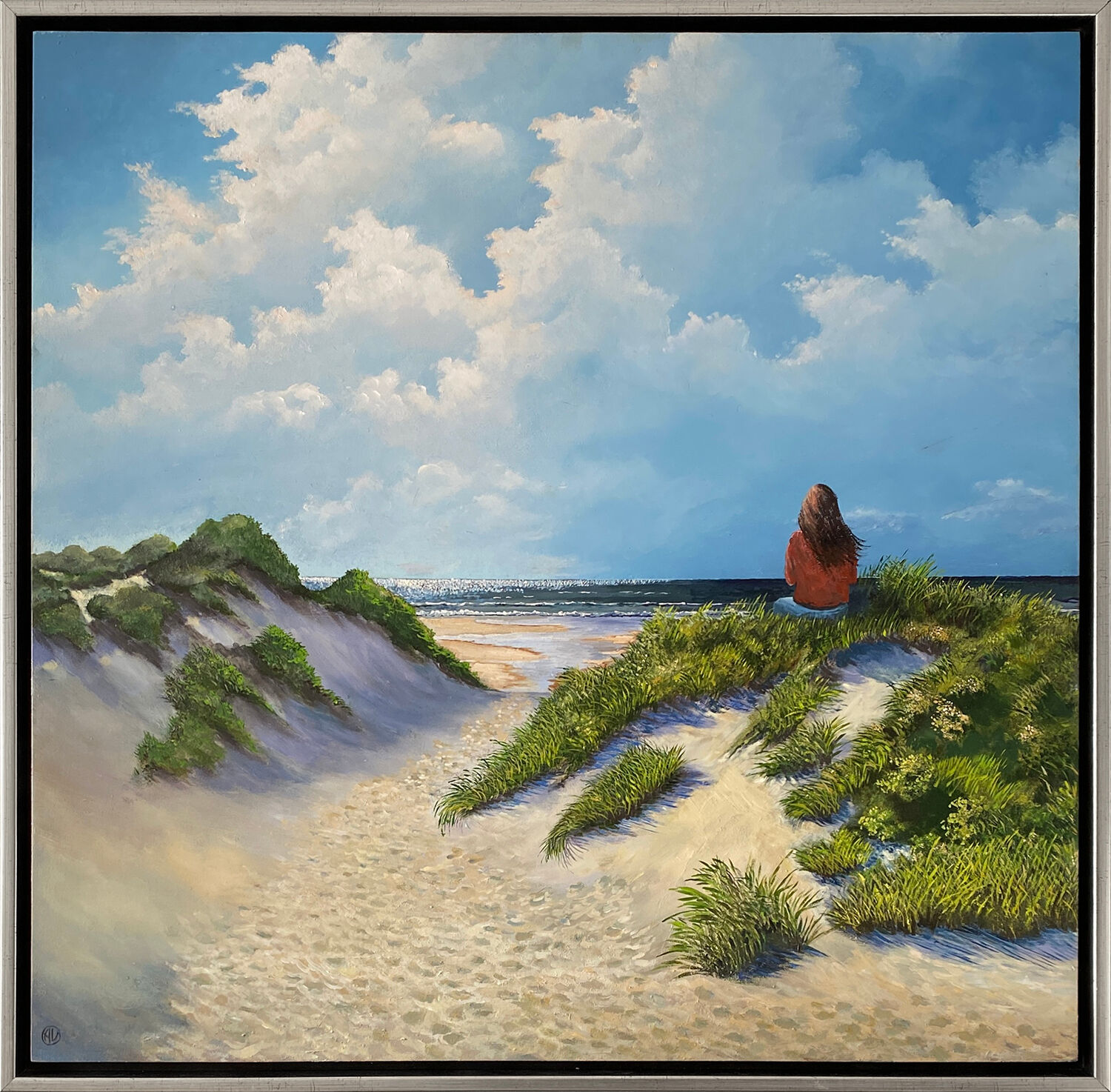 Picture "Alone in the dunes I" (2024)