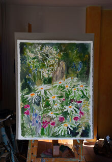 Picture "July garden" (2022)