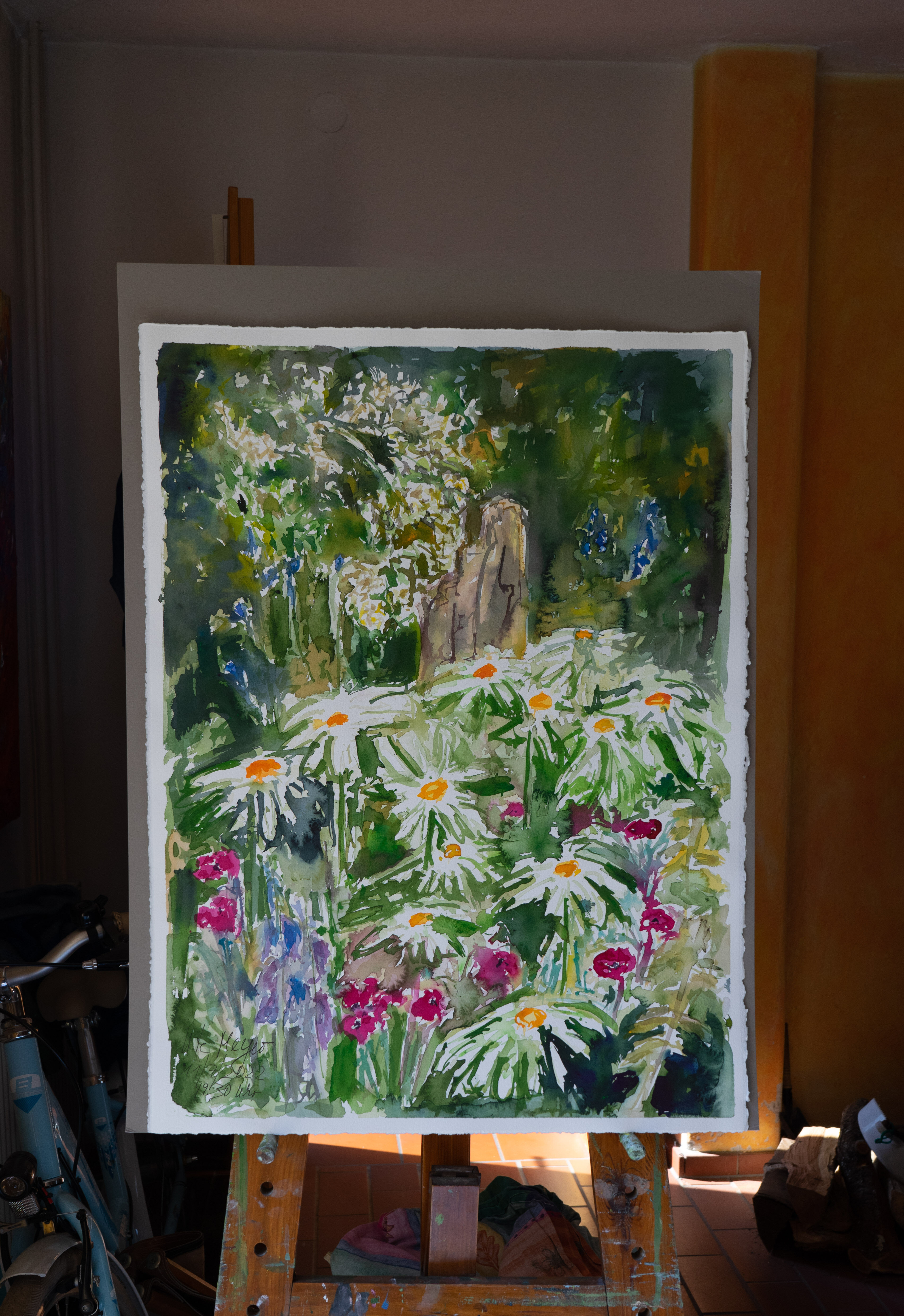 Picture "July garden" (2022)