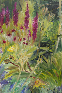 Picture "Roses, foxglove and evening primrose" (2012)