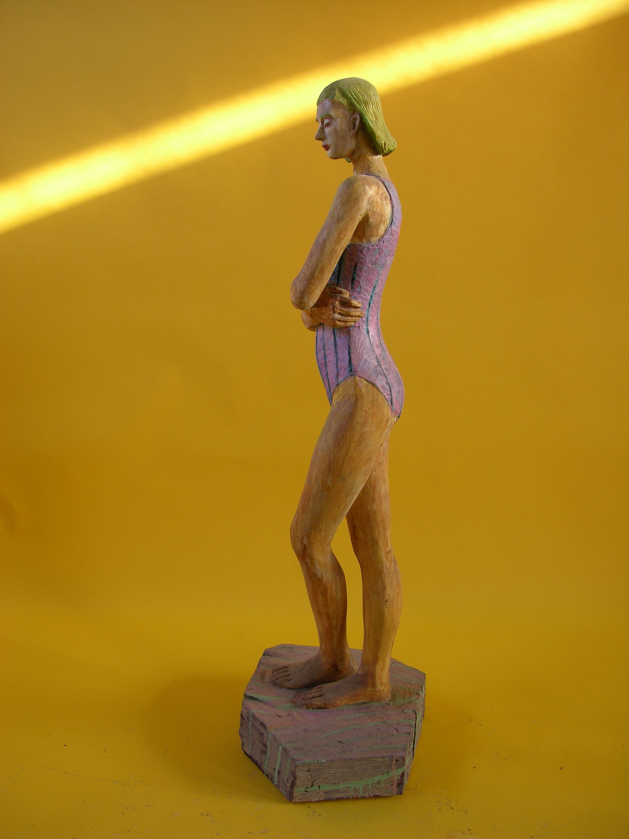 Sculpture "Girl in swimsuit, (Melina)" (2010)