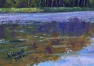 Picture "Autumn arrives at Lake Wolgast." (2024)
