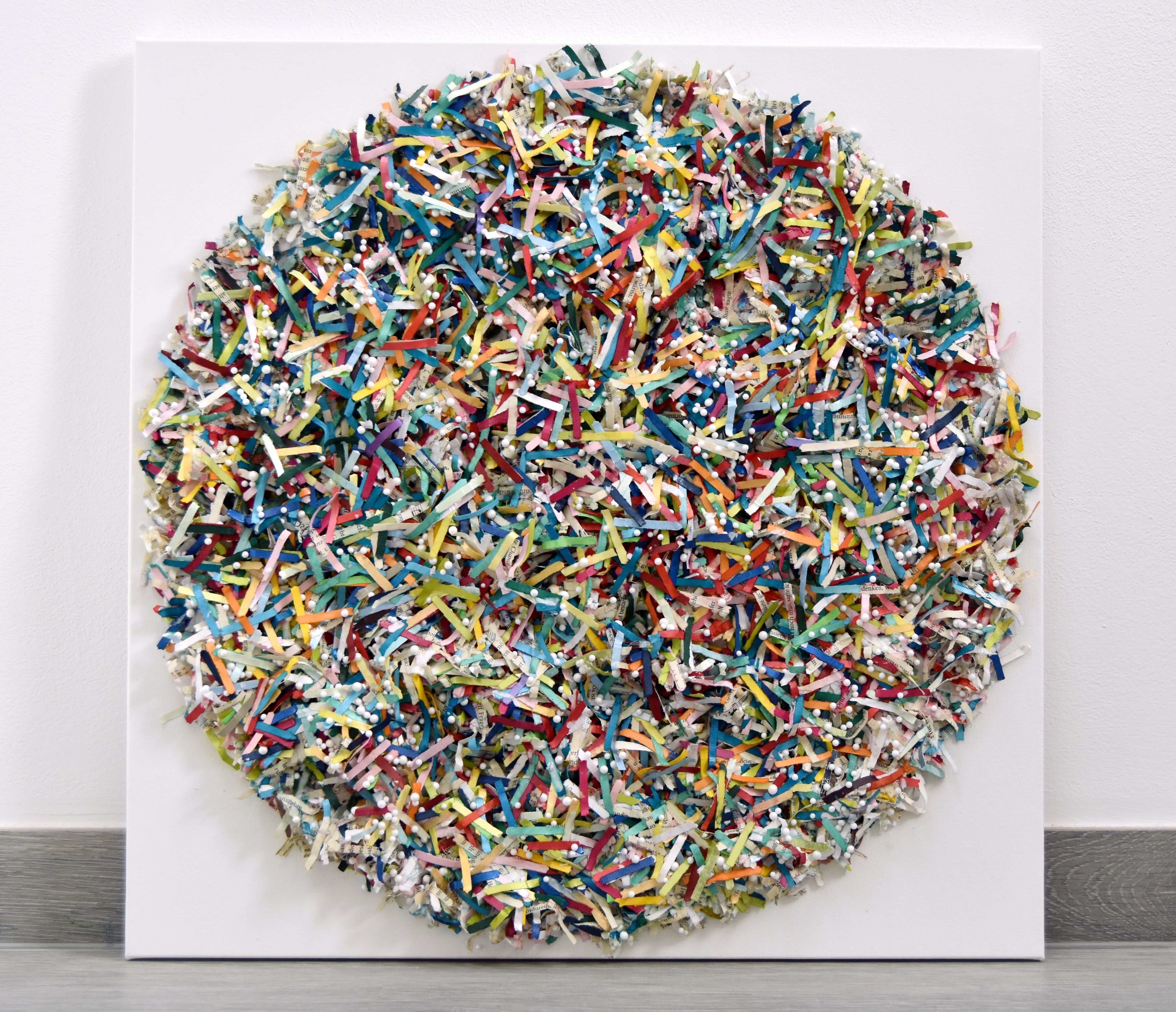 Sculpture "Paperwork & Pearls #11" (2024)
