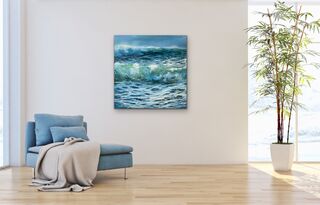 Bild "Meer Wellen (Werk-Nr. 200304)" (2020)