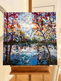 Picture "Autumn At The Pond 1" (2023)
