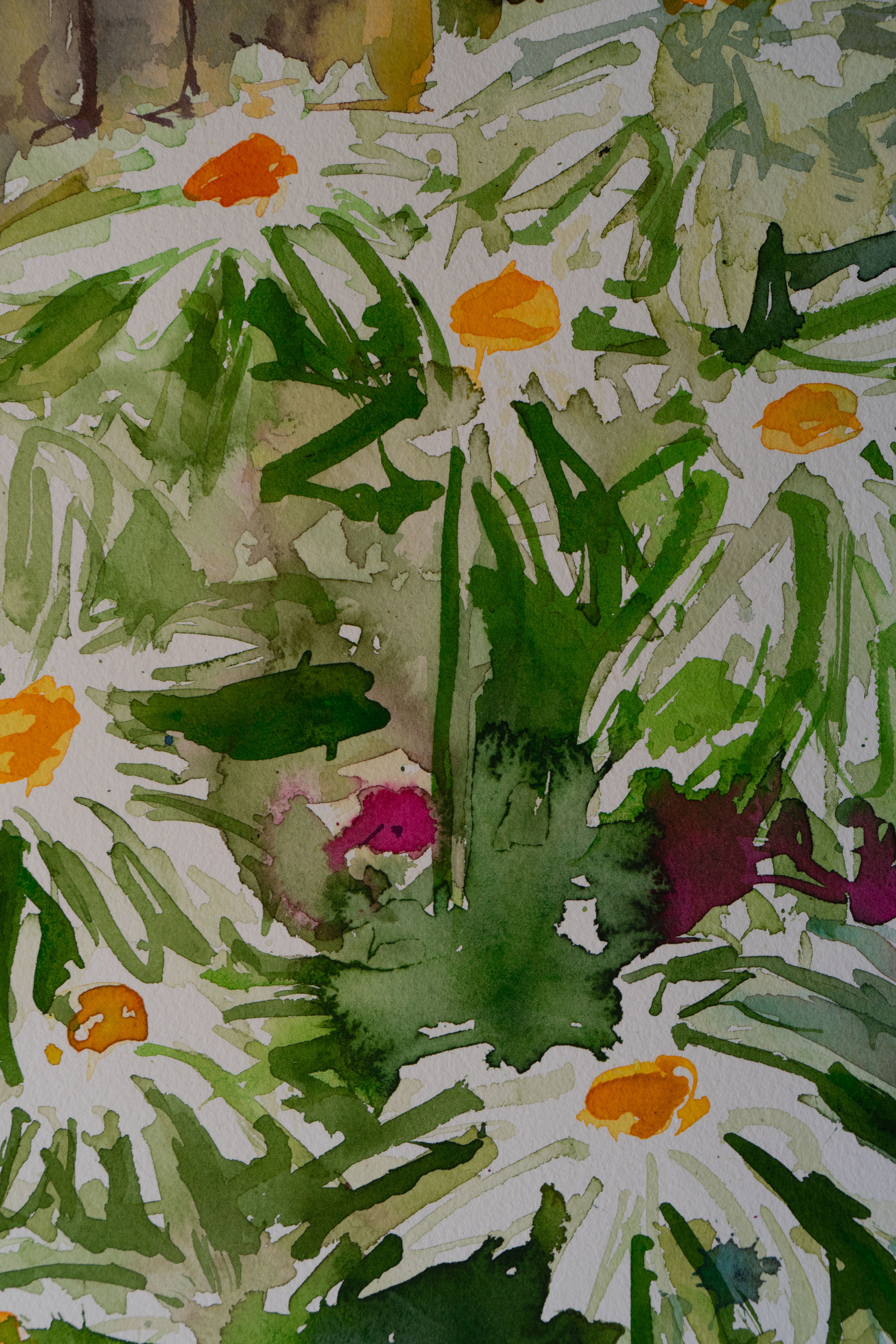 Picture "July garden" (2022)