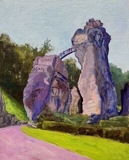 Bild "Externsteine II" (2024)