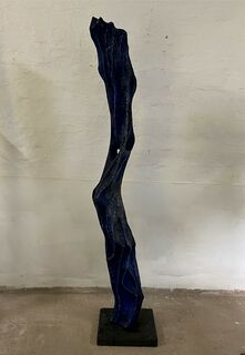 Sculpture "Blue river" (2023)