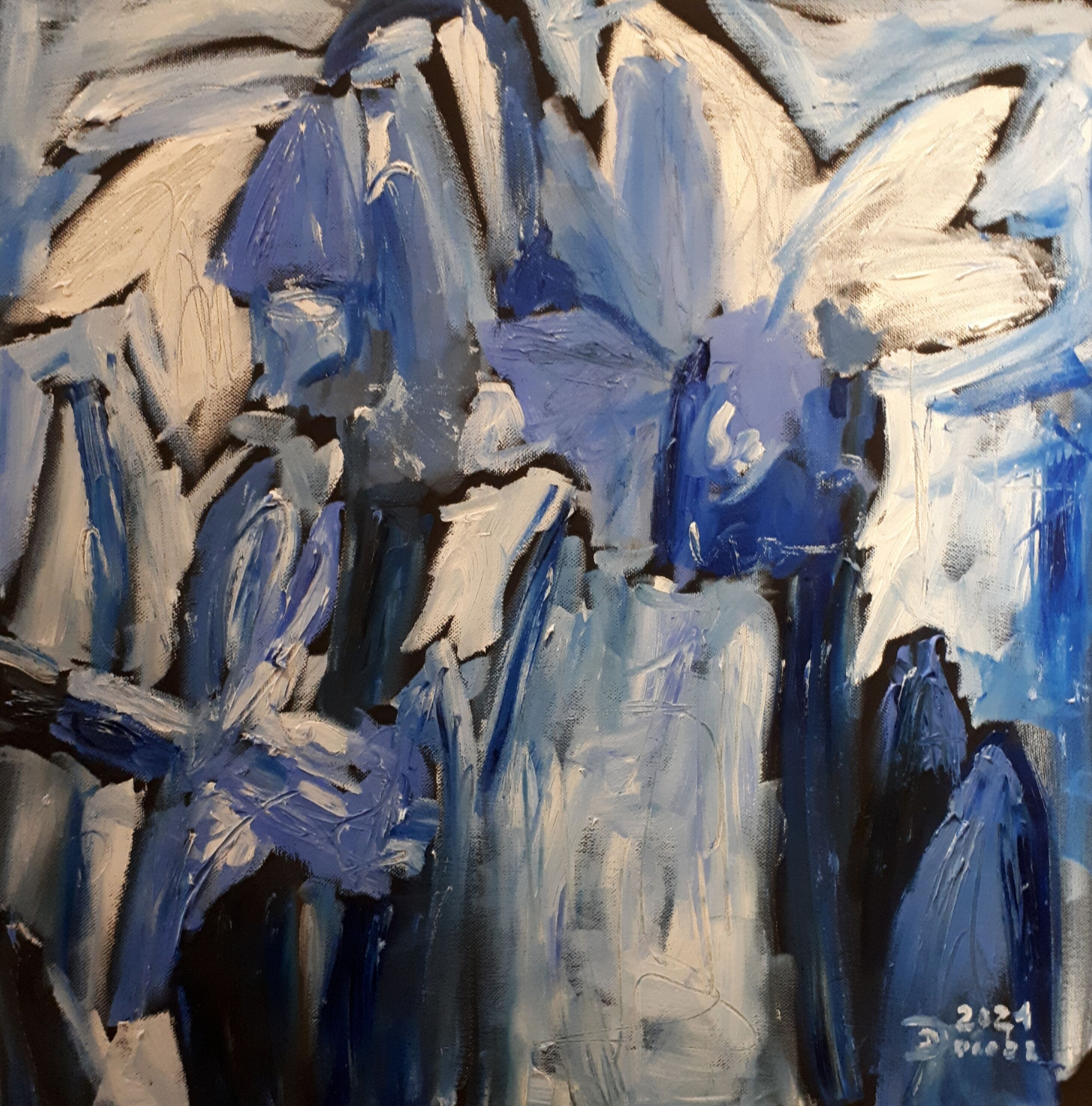 Bild "Blaue Narzisse 1" (2021)