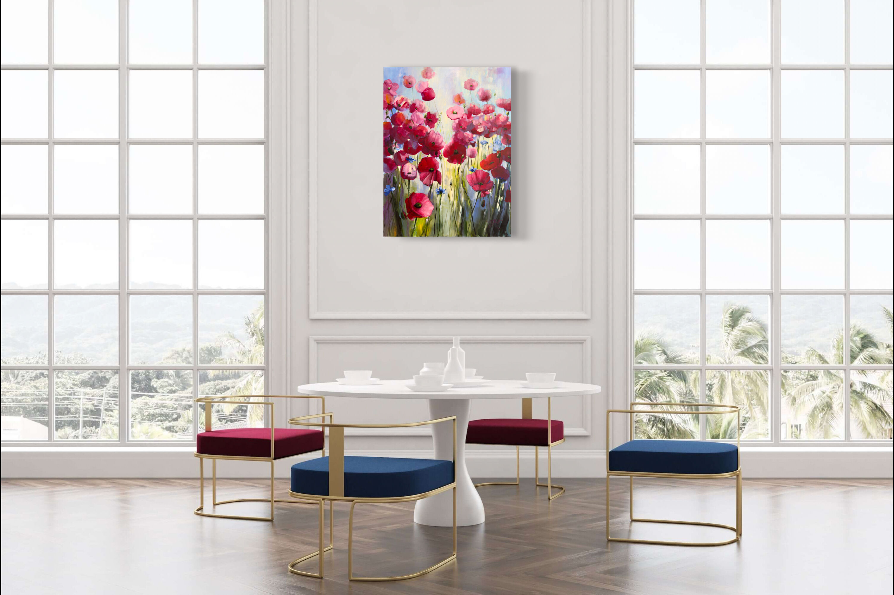 Bild "Poppies Land 11" (2024)