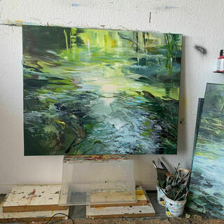 Bild "Forest brook I" (2021)