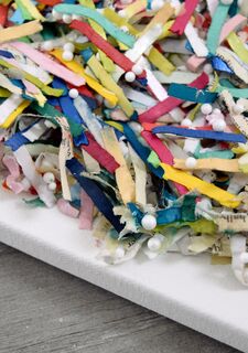 Sculpture "Paperwork & Pearls #11" (2024)