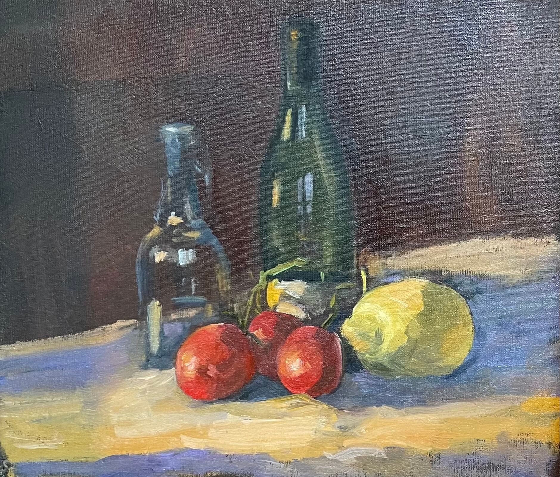 Picture "Small still life with bottle" (2023)