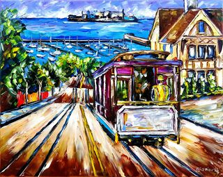 Bild "Die Straßenbahn von San Francisco" (2024)