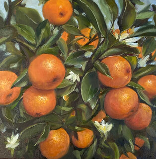 Bild "Orangen / Apfelsinen (Werk-Nr. 200804)" (2020)