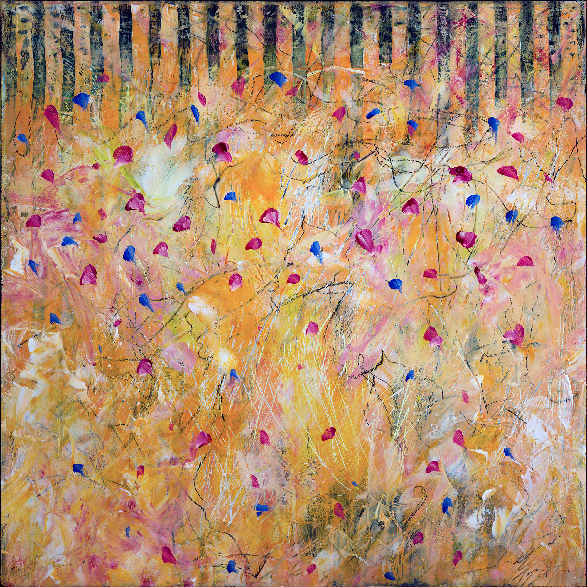Bild "Wayside, Nr. 1, abstraktes Gemälde" (2024)