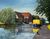 Picture "Yellow houseboat in Emden" (2017)