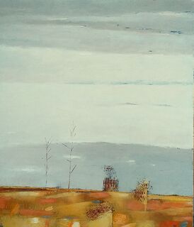 Bild "Landschaft mit Bäumen" (2021)
