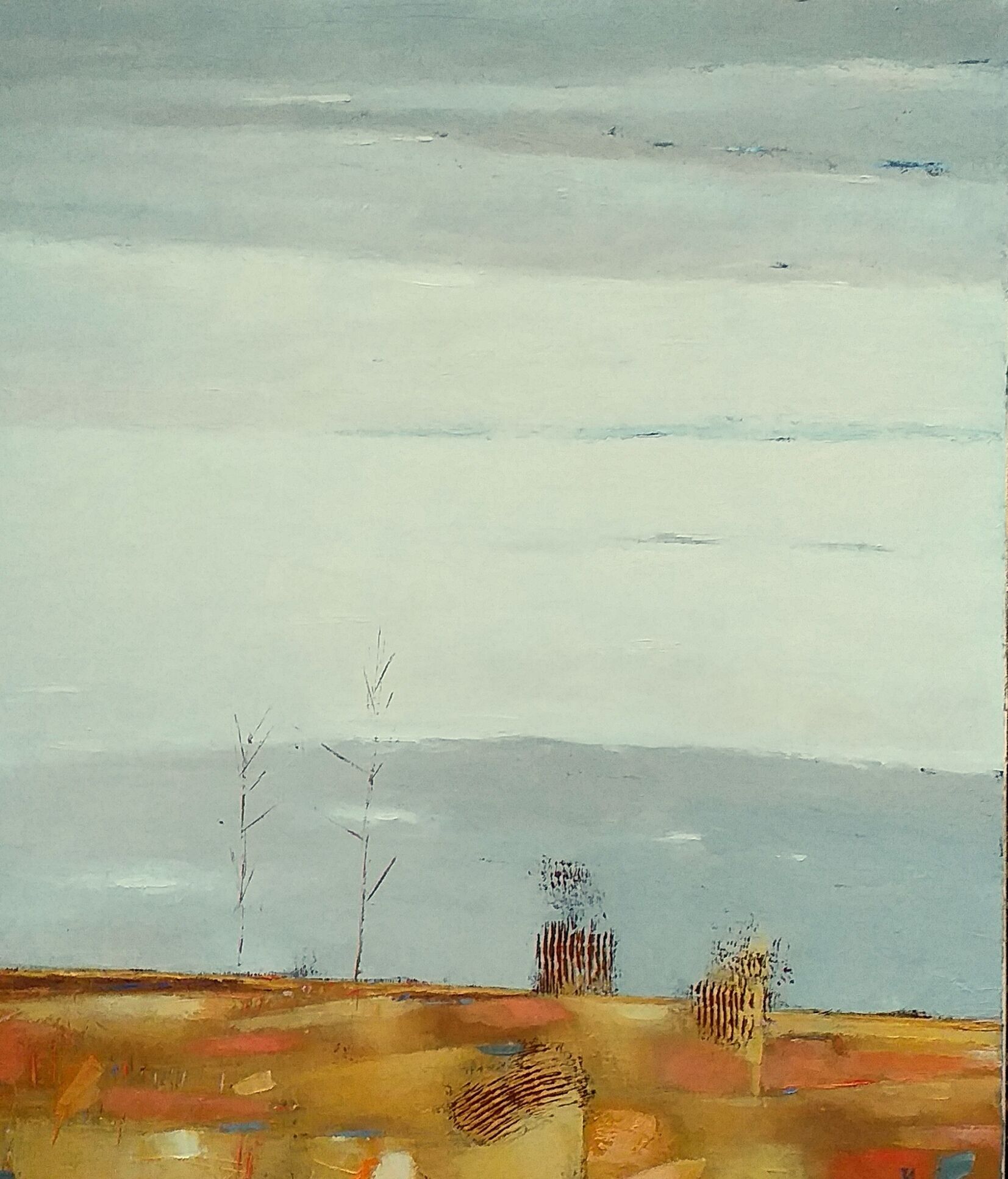 Bild "Landschaft mit Bäumen" (2021)