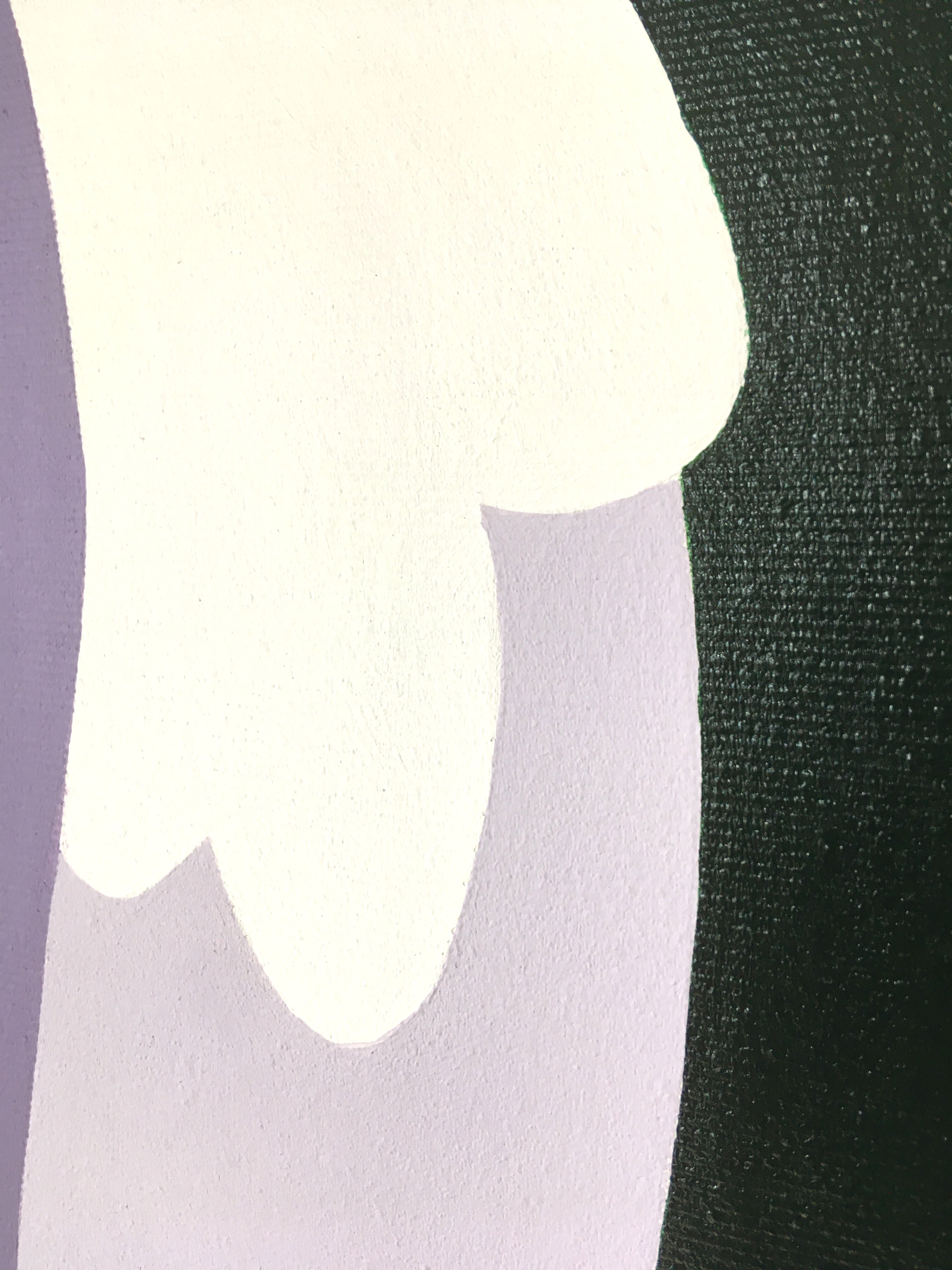 Picture "Snowdrop in Lavender on Sap Green" (2025)