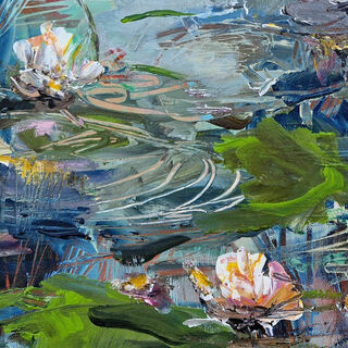 Picture "A little lily pond II" (2024)