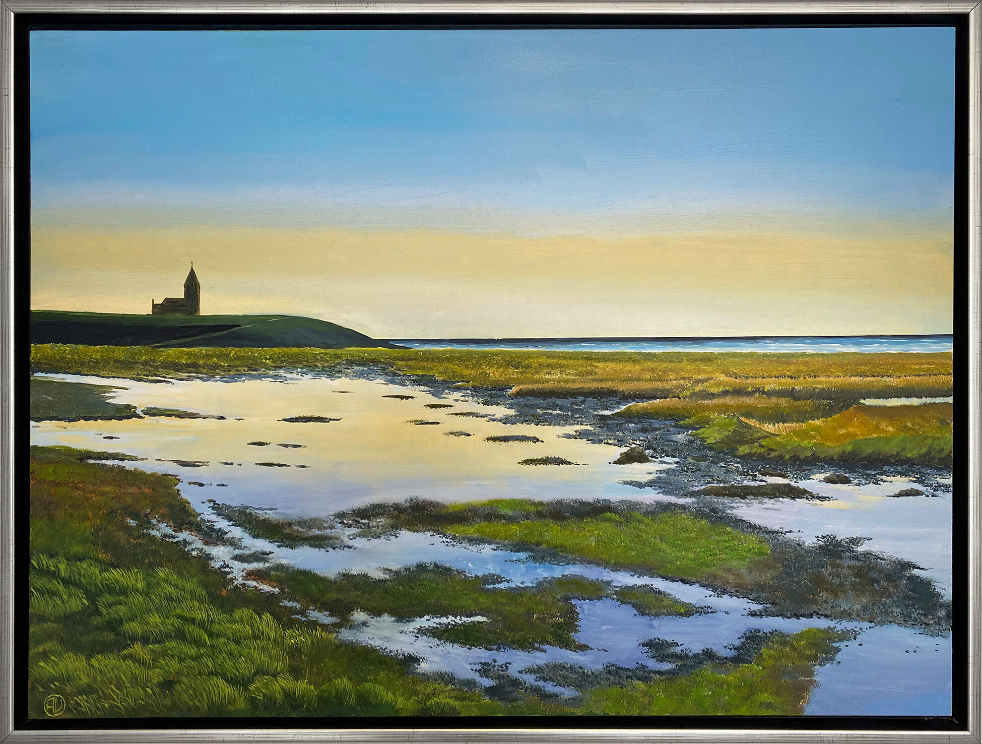 Picture "Little church on the mudflats" (2023)