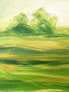 Picture "Fields in green" (2024)