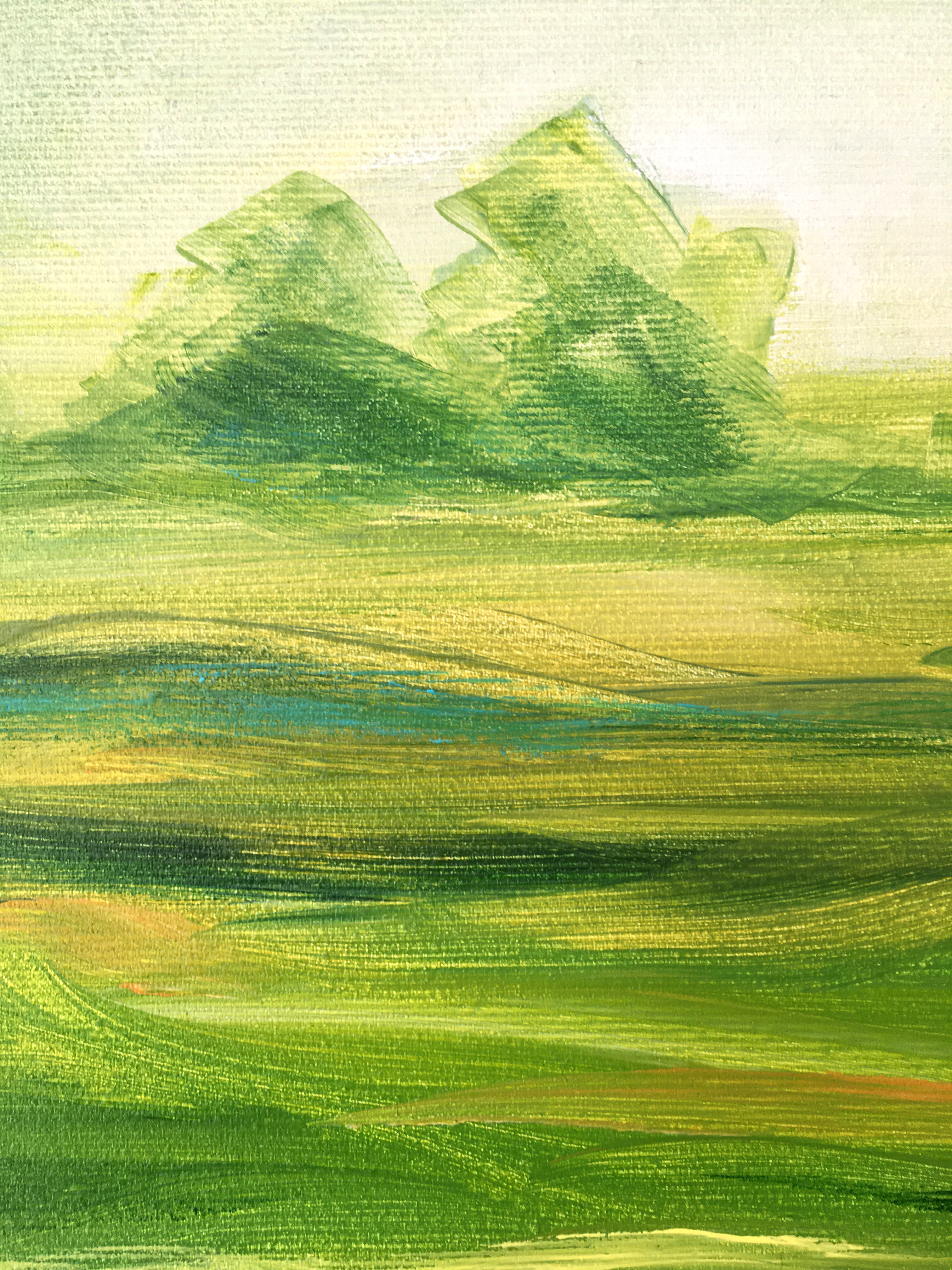 Picture "Fields in green" (2024)