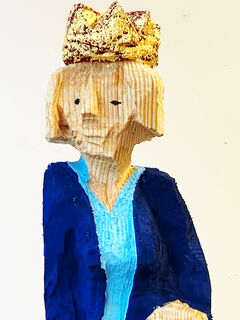 Skulptur "Frau mit Krone" (2024)